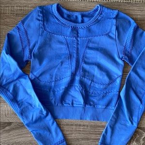 Fabletics Long Sleeve Workout Crop